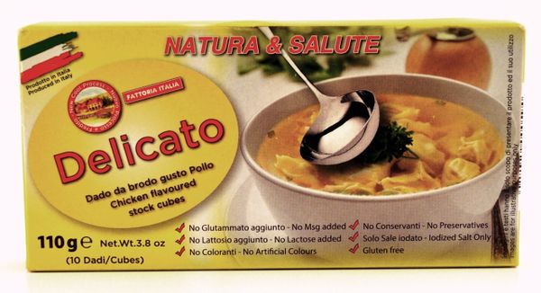 Fattoria Italia Chicken Bouillon 10 cubes packaging