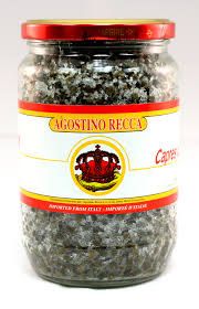 Agostino Recca Capers salt in a 650g jar